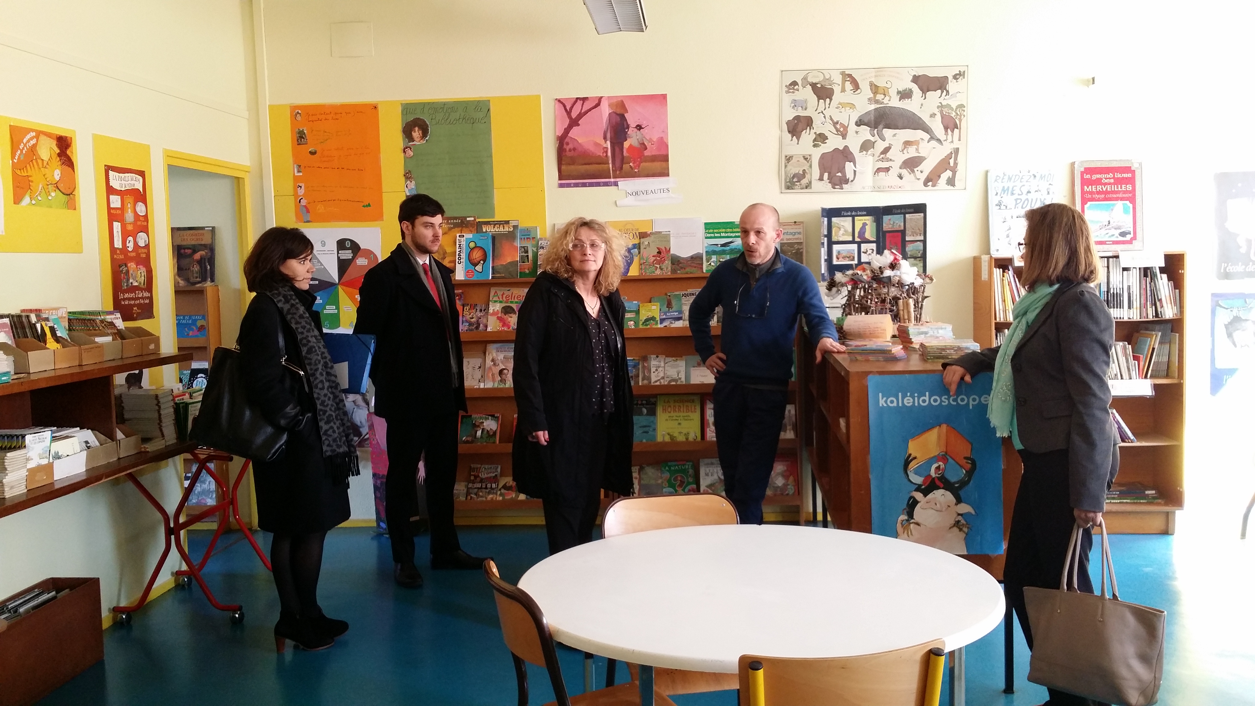 visite de l'école Georges Bastide à Toulouse le 10 mars 2015