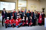 Le slow food Midi Toulousain s'invite au Sénat, avec l'opération organisée par des lycéens de Saint Girons pour la promotion du Brespail, ce sandwich ariégeois, auprès du Président du Sénat, M. Jean-Pierre BEL en présence de Françoise Laborde.