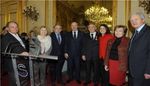 Remise de la Légion d Honneur à Gérard Delfau, sénateur PRG honoraire,  en présence des Ministre S. Pinel et AM. Escoffier et de JM. Baylet, président du PRG.