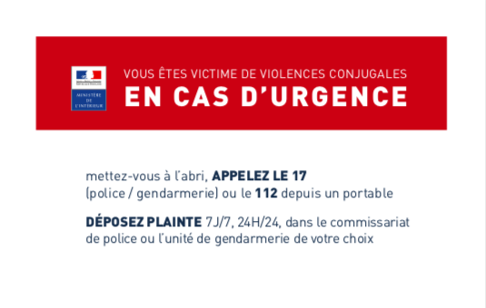 urgence violences femmes confinement