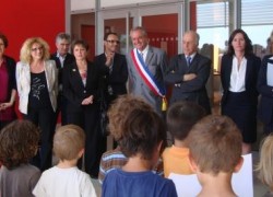 Mercredi 28 avril, Inauguration du groupe scolaire Léonard de Vinci à Seilh