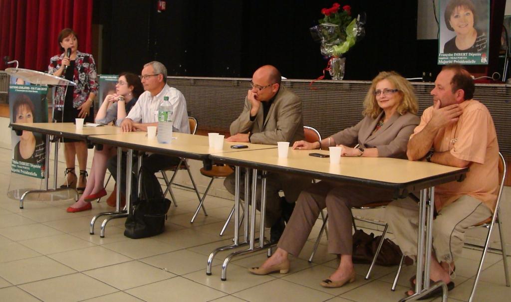 Réunion Publique avec Françoise Imbert à Aucamville