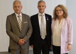 Remise des Palmes Académiques à Laurent Mazuray