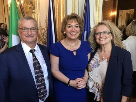 Départ de Mme Géraldine Byrne Nason, Ambassadeur d'Irlande