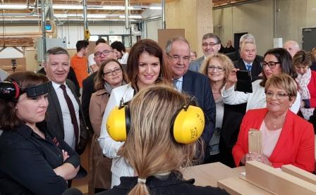 Visite du campus des Compagnons du Tour de France à Plaisance du Touch