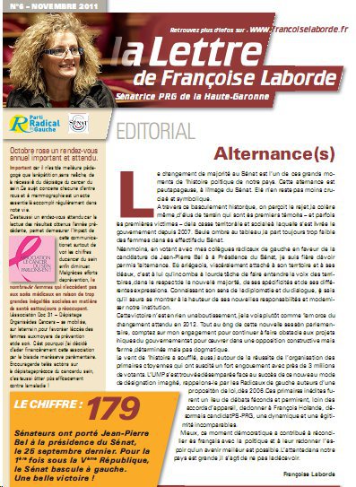 N°06 - novembre 2011 - news F. Laborde